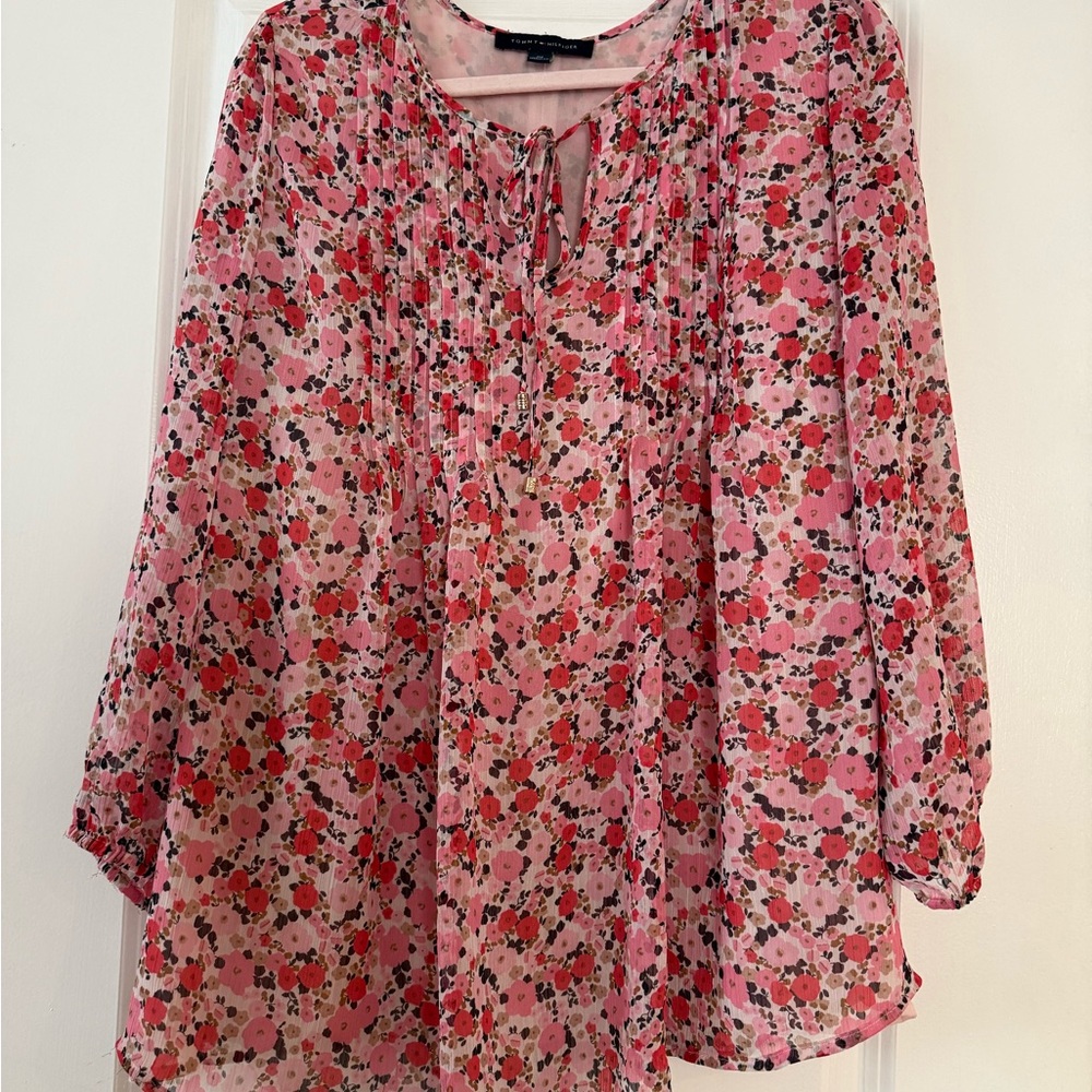 Tommy Hilfiger Pink Floral Blouse
